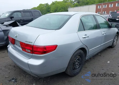 2005 Honda Accord 2.4 Lx из США, поврежденный, VIN 1HGCM56495A136655